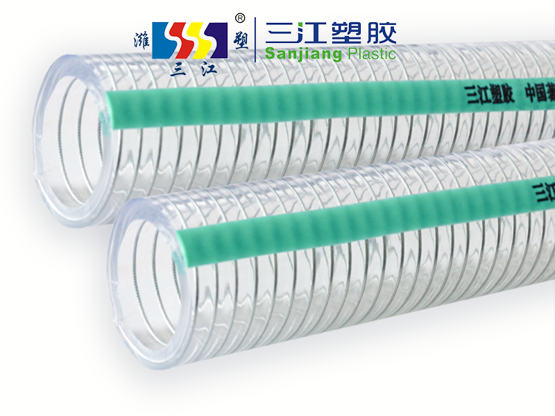 PVC飲用水專(zhuān)用無(wú)塑化劑鋼絲螺旋增強(qiáng)軟管